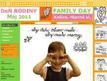 Tablet Screenshot of denrodiny.domcek.org